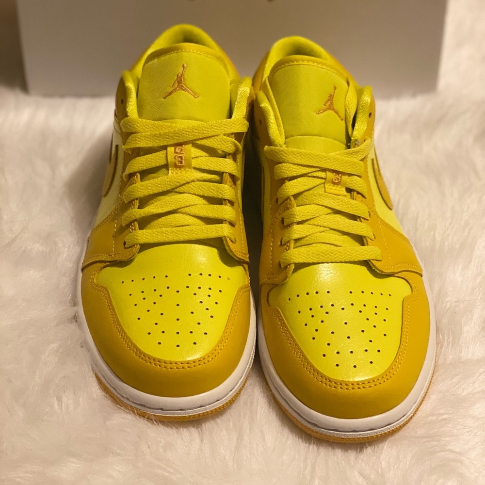 Air Jordan 1 Low Yellow strike/Polen-white